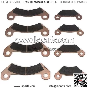 (2) Front Rear Brake Pad for A3 T Military 4x4 HPX615E HPX815E John Deere Gator