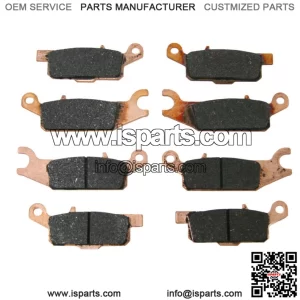 Front & Rear Brake Pads for Yamaha 2007-2023 Grizzly 700 & 2009-2014 Grizzly 550