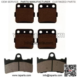 Front & Rear Severe Duty Brake Pads for Yamaha Grizzly 660 fits 2002-2008 Models