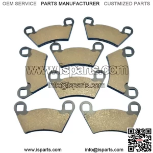 Front & Rear Brake Pads for Polaris Ranger 400 4x4 2010 2014