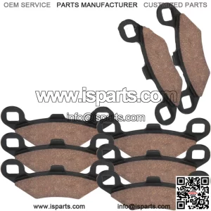 Brake Pads for Polaris Sportsman 800 Touring EFI 2008 2009 Front Rear Brakes