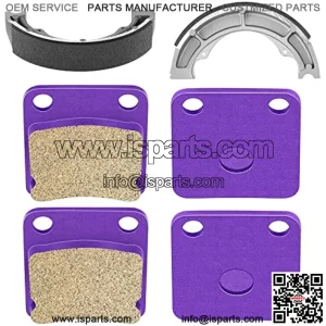 Brake shoes Fit For 02-07 for Suzuki Eiger 400 LTA400F LT-A400F 2x4 4x4 Front Brake pads and Rear Brake shoes