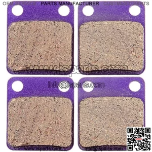 Brake Pads For Suzuki Eiger 400 2002-2007 for Honda ATC250R 1981-1982, 2 Sets Front and Rear Brake Pads