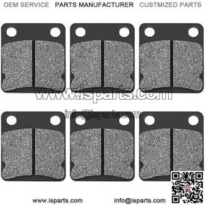 Brake Pads for Yamaha Grizzly 400 450 YFM400 YFM450 Wolverine Kodiak Big Bear YFZ350 Kodiak 1995-2009 1999-2006 2000-2012 2007-20133PCS