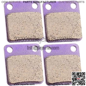 Front and Rear Brake Pads FA54 Fit for 1997-2002 for K-awasaki Prairie 400 2002-2007 for Suzuki Eiger 400 2002-2012 for Suzuki Ozark 250