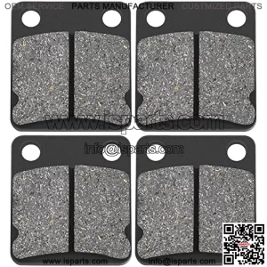 Brake Pads for Yamaha Grizzly 400 450 YFM400 YFM450 Wolverine Kodiak Big Bear YFZ350 YFZ350 Warrior Banshee Front Brake Pads 1995-2009 1999-2006 2000-2012 2007-2013