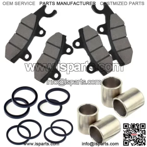 Front Brake Pistons And Brake Pads for Yamaha Rhino 660 YXR660 YXR 660 2004-2007 (For: 2006 Yamaha Rhino 660)