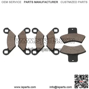 Front + Rear Organic Brake Pads 2000 Polaris Magnum 325 4x4 Set Full Kit  zz (For: Polaris)
