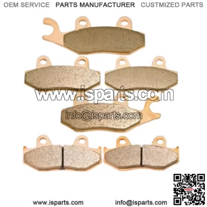 Front Rear Sintered Brake Pads For Yamaha YFZ450R YFZ450R 2009-2017 (For: Yamaha)