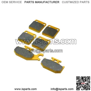 Yamaha YFM Wolverine 450 2006-2010 Ceramic Brake Pad Set (For: Yamaha)