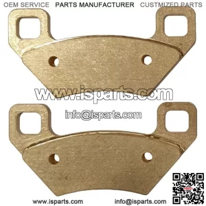 Solid Brass Brake Pads BP-DBK for Honda TRX Front Disc Brake Conversion (For: Honda)