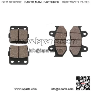Front + Rear Organic Brake Pads 1985 Honda ATC350X Set Full Kit  Complete yr (For: Honda)
