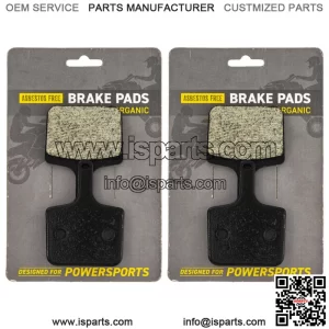 Brake Pad Set for Polaris Indy 600 RMK Switchback 800 Rear Organic 2 Pack (For: Polaris)