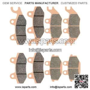 Front & Rear Sintered Brake Pads For Kawasaki KAF820 Mule PRO FX FXR FXT 16-2023