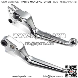 Chrome Brake Clutch Lever Motorcycle Hand Levers Compatible with Harley Sportster 883 1200 Dyna Touring Road King Heritage Softail Fat Bob