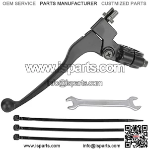 Left Brake Clutch handle Lever perch for 196cc 6.5HP Massimo MB200 Baja Heat Warrior MB165 MB200 Hensim TrailMaster Doodle Bug Blitz Dirt Bug 97cc DB30 Motovox MBX10 MBX11 Mini Bike Motorsports