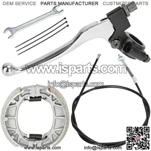 Mini Bike Brake Lever Handle 67 inch Drum Brake Cable Assembly Kit for 196cc 200cc Motor Coleman CT200U CT200U-EX BT200X Baja Warrior Heat MB200 MB165 Massimo Parts