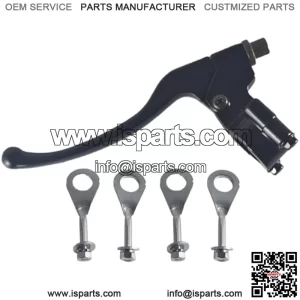 Brake Clutch Lever Handle Chain Tenioner fit for Predator 196cc 212cc 6.5hp Coleman CT200U CT200U-EX BT200X Baja MB200 MMB80 CRF50 XR50 Mini Bike Pit Dirt Bike Parts Black