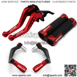 For HONDA RS150R RS150 Modified High-quality CNC Aluminum Alloy 6-stage Adjustable Brake Lever Clutch Lever with Handlebar+ Lever Protect Guard Set RS 150R 150