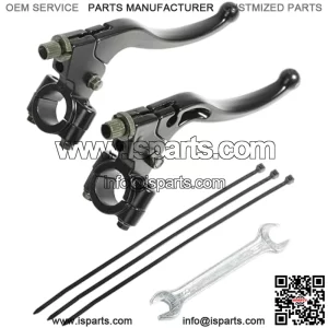 Clutch Lever,Bike Brake Levers,Car Accessories 7/8" 22mm Left and Right Universal Clutch Brake Handle Levers Perch,Compatible with CRF50 XR50 Dirt Bike Motor Motocross Motorcycle