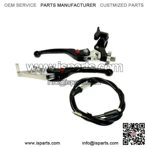 Adjustable F4 Black Pair Kit Folding Brake Clutch Levers Hot Start TRX 450R