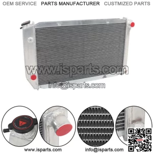 3 ROW Aluminum Radiator FOR 1972-1979 Ford Thunderbird/Torino Mongeto Ranchero
