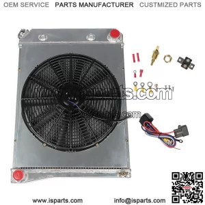 3 Row Radiator+Shroud Fan Kit For 68-74 Chevy Nova 70-81 Camaro 75-87 El Camino