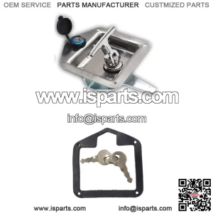 Trailer Door Latch T-Handle Lock Keys For Camper RV Truck Tool Box