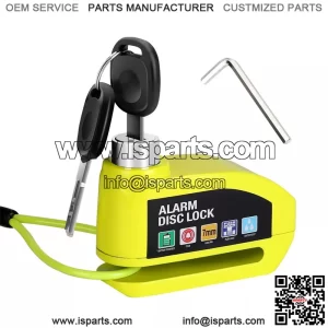 Anti-theft Brake Disc Lock Wheel Alarm Security Lock for Motorbike Bike Scooter