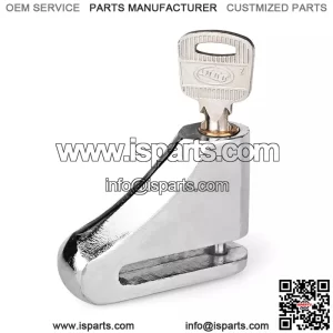 Motorcycle Disc Brake Lock Anti-Theft Wheel Padlock with Keys for Scooter Moped