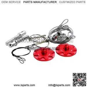 Hood lock upgraded version#red