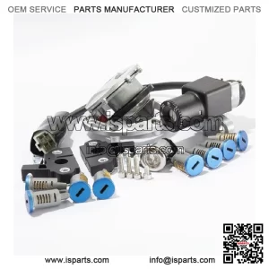 Lock Set Complete for Loncin LX500-J,Voge 500DS Euro 5 LX500-J-E5 CMPO Black