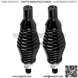 Pair UTV RGB LED Whip Lights Spring Mounting Bracket Base Mounts For Polaris RZR (For: More than one vehicle)