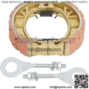 Upgrade CG125 105mm Drum Brake Shoe Pad Chain Tensioners Adjuster Kit for 212cc 196cc 6.5hp CT200U Trail 200 BT200X CT200U-EX CRF70 Baja Warrior MB165 Massimo MB200 Mini Bike Parts Motorsports