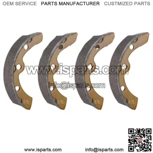 Golf Cart Brake Shoes for 81-94 Club Car DS 101146302 Yamaha G1 EZGO 1983-1986