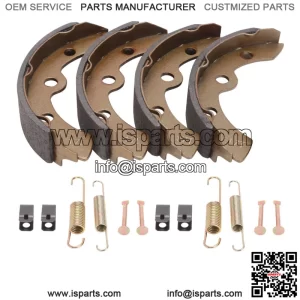 Golf Cart Brake Shoes & Spring Kit for Club Car DS 1995-up, Precedent 2004-up