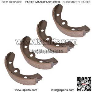 Set Of 4 Rear Brake Shoes For Club Car Golf Cart 1981-1994 G&E Models #1011463