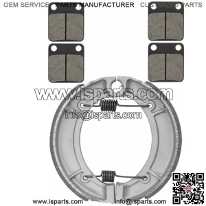 for Yamaha Big Bear 350 YFM350 1999 Front Brake Pads & Rear Brake Shoes