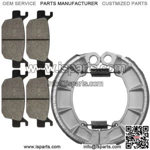 for Honda TRX500 Fe Fpe Foreman 4X4 2005-2011 Front & Rear Brake Pads Shoes