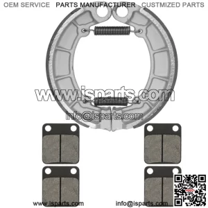 Front & Rear Brake Pads Shoes for Kawasaki KVF400 Prairie 400 4X4 1997-2002