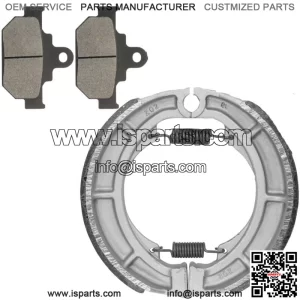 Front Brake Pads & Rear Brake Shoes for Suzuki LS650 Boulevard S40 2005-2017