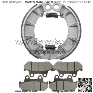 for Honda VT1100C Shadow 1100 1985 1986 Front Brake Pads & Rear Brake Shoes