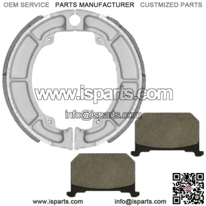 for Kawasaki KZ440 LTD Belt LTD Sport Belt 1982-83 Front Brake Pads & Rear Shoes