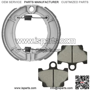for Yamaha XS400 Maxim 400 1982 1983 Front Brake Pads & Rear Brake Shoes