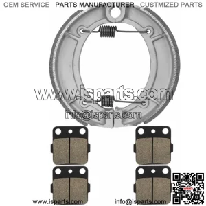 for Yamaha Grizzly YFM600 YFM600F HD 2000-2001 Front Rear Brake Pads Shoes