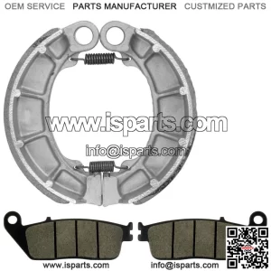 Front Brake Pads & Rear Brake Shoes for Honda CB750 Nighthawk 750 1991-2003