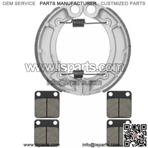 for Yamaha Grizzly 350 YFM350 4WD Irs Hunter 07-12 Front Pads & Rear Brake Shoes