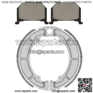 for Kawasaki KZ305 KZ 305 CSR LTD 1981-82 1987-88 Front Brake Pads & Rear Shoes