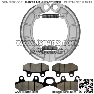 Front & Rear Brake Pads Shoes for Kawasaki KLF400 Bayou 400 4X4 1993-1999
