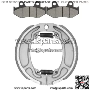 Front Brake Pads & Rear Brake Shoes for Honda Elite 110 NHX110 2010 2011